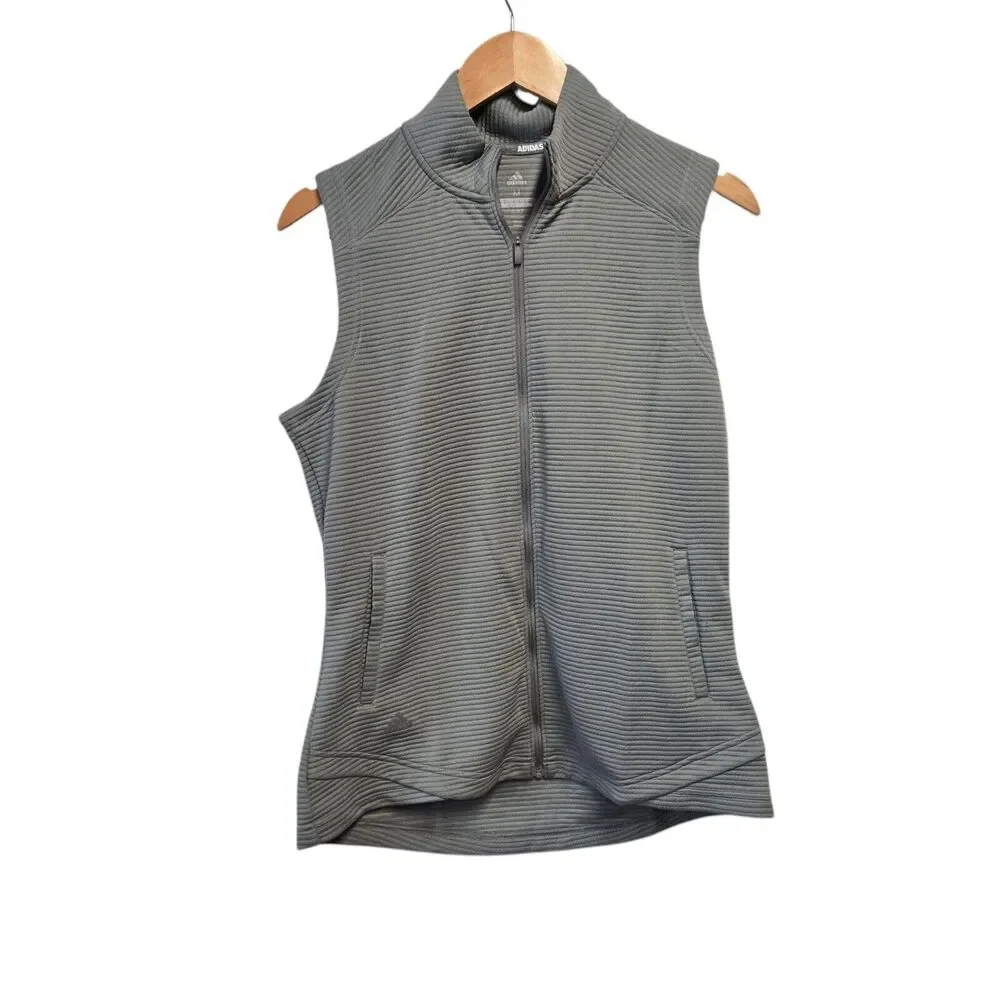 ✨ADIDAS Textured Full-Zip Vest‎ MEDIUM✨